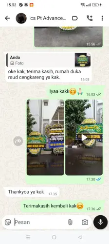 Testimonial Papan Bunga Pernikahan ciruji