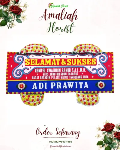 Karangan Bunga Ucapan Selamat ciruji